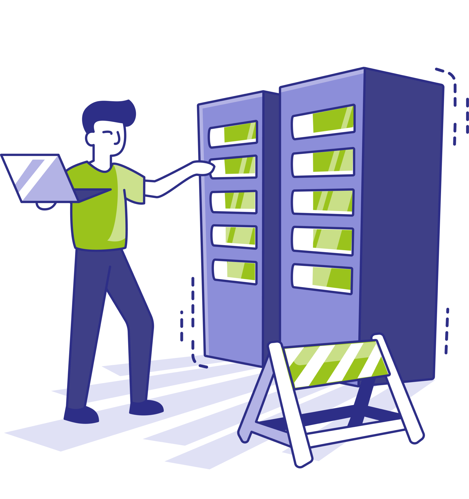 Technical difficulties illustration